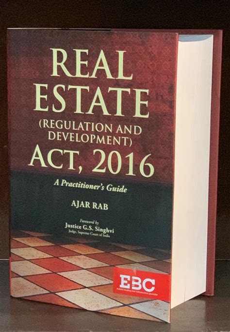 Book Review Real Estate Regulation And Development Act 2016 A