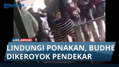 Massa Perguruan Silat Keroyok Ibu Ibu Di Tulungagung Akibat Lindungi