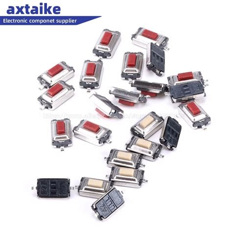 Microinterruptor táctil 3x6x2 5 3x6x2 5mm SMD 2 pines reinicio