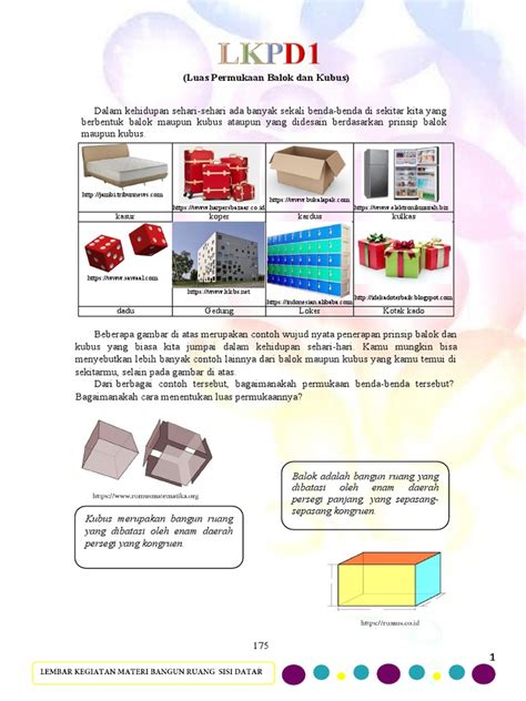 Lkpd Bangun Ruang Sisi Datar Pdf