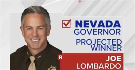 Just In Sheriff Joe Lombardo Projected To Flip Nevada Governor From Blue To Red R Patriot911