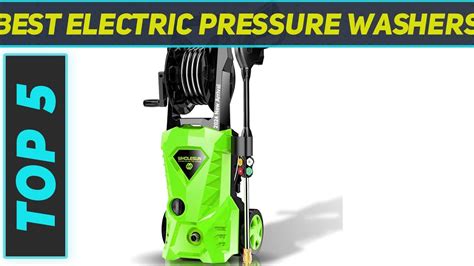 Top 5 Best Electric Pressure Washers 2024 YouTube