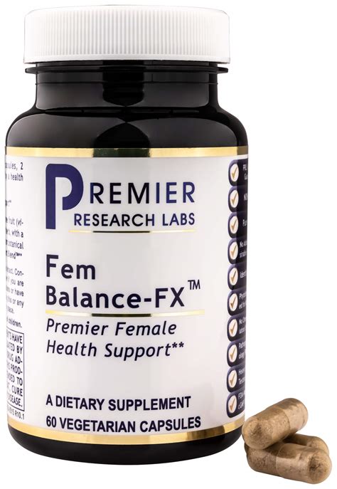 Buy Premier Research Fem Balance Fx 60 Capsules Vegan Product Comprehensive Female Formula