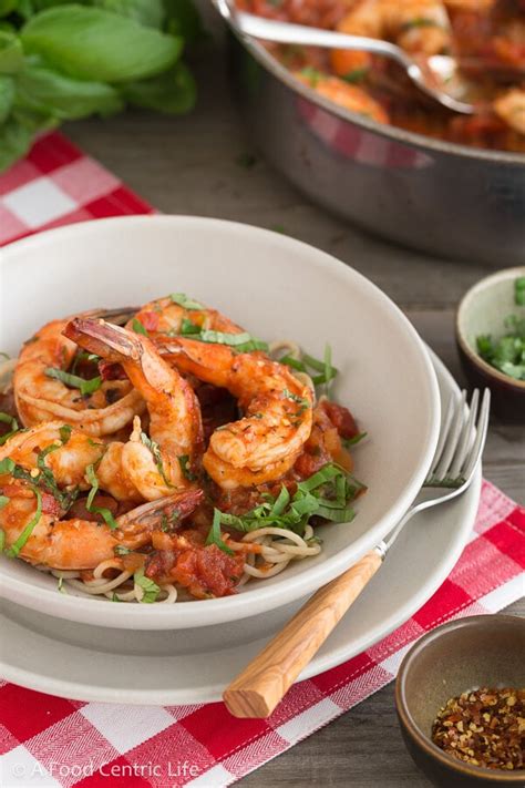 Spicy Shrimp Fra Diavolo | A Foodcentric Life