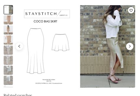 sew  coco bias skirt bernina blog