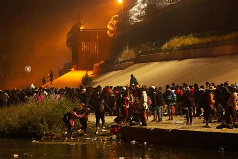 El Cruce Masivo De Migrantes Hacia Estados Unidos En Im Genes Fotos