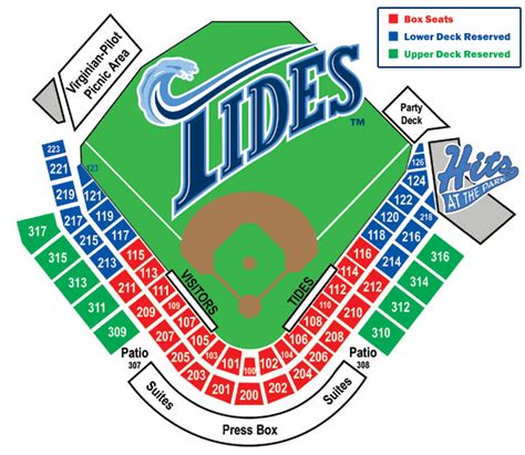 Norfolk Tides Stadium Seating Chart - Stadium Seating Chart