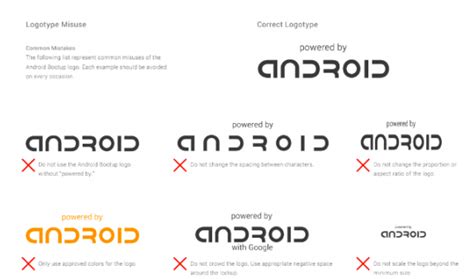 Google mandates Android logo on device bootup screens