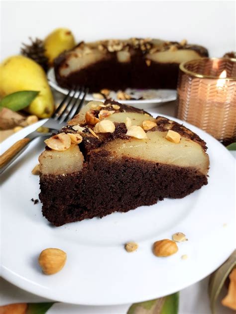 Gateau Chocolat Poires Noisettes All G Saveurhealthy