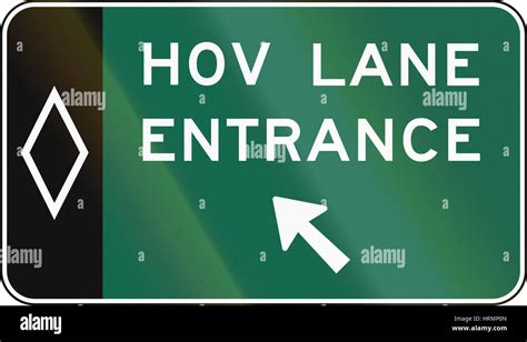 Hov Lane Sign Hi Res Stock Photography And Images Alamy