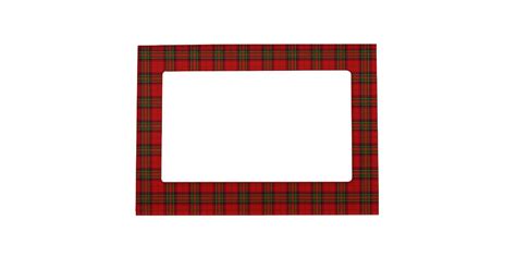 Clan Stewart Royal Scottish Tartan Plaid Pattern Magnetic Frame | Zazzle