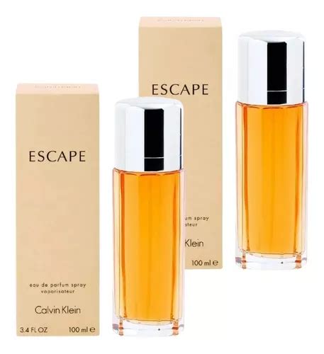 Paquete 2 Pzas Calvin Klein Escape 100ml Dama Original Meses Sin Intereses