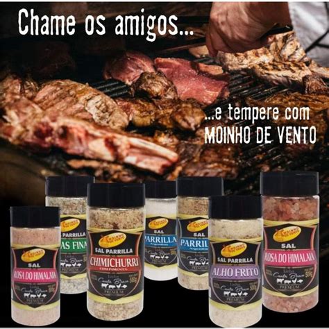 Sal De Parrilla Tempero Para Churrasco Diversos Sabores Mostarda