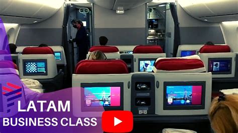 Classe Executiva Da Latam Boeing De Madrid A S O Paulo Youtube