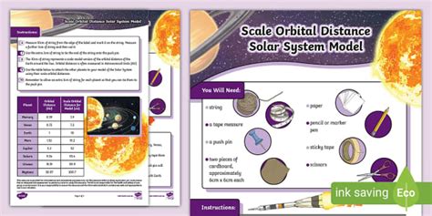 Dimensions Of Planets Stem Activity Years 5 6 Twinkl