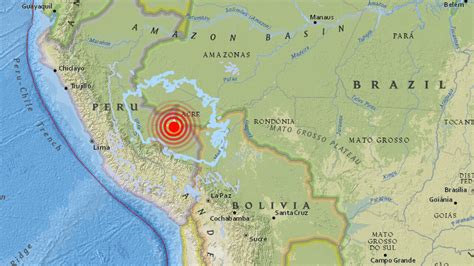 Se Registra En Perú Un Sismo De 71 Rt