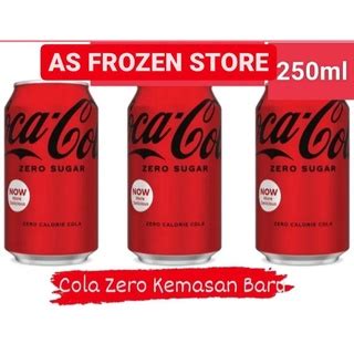 Jual Coca Cola Zero Can 250ml Coca Cola Kaleng Zero 250ml 1 Dus 24pc