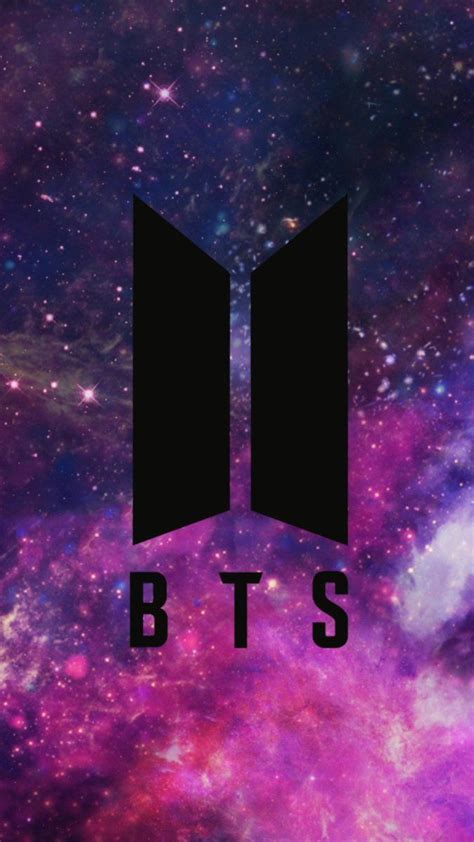 Bts Galaxy Logo Wallpapers Wallpaper Cave