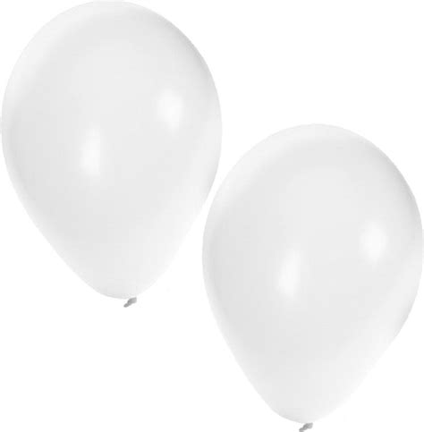 Helium Tank Met Witte Ballonnen Witte Heliumgas Met Ballonnen