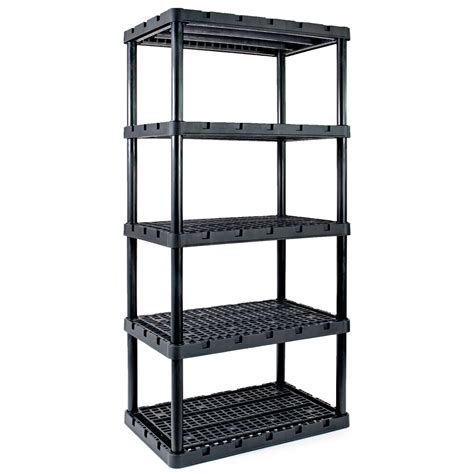 Gracious Living Knect A Shelf Heavy Duty Ventilated Storage 5 Tier