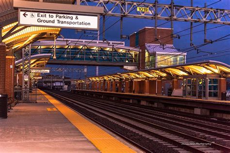 West Haven Train station Photograph by James Holt