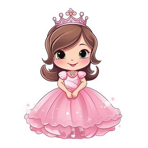 Una Princesa De Dibujos Animados Con Un Premium Photo Freepik