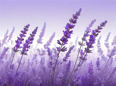 Premium Photo | Lavender flowers in the garden