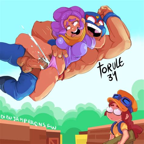 Rule 34 1boy 2girls Belly Grab Bouncing Breasts Brawl Stars Bulging Eyes Cum Cum In Pussy Cum