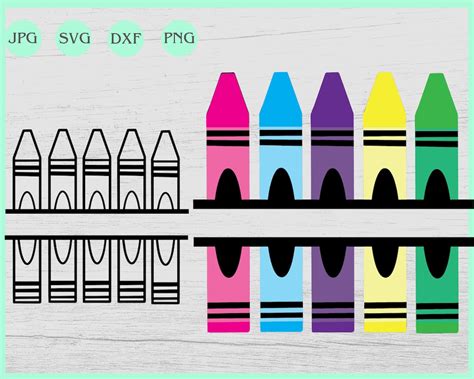 Crayon Monogram Svg Crayon Svg Crayon Clipart Crayons Svg Back To