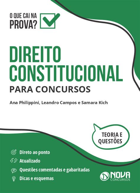 Direito Constitucional Para Concursos Em PDF Ed 2024