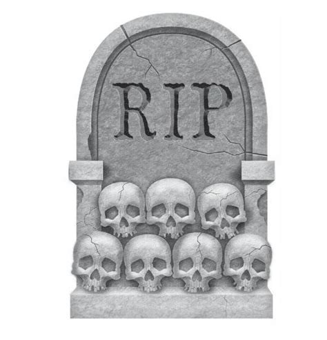 Halloween Tombstone 22in Halloween Artwork, Halloween Props, Diy ...