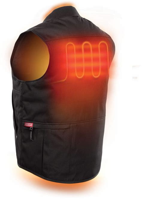 MILWAUKEE Men's Black Heated Vest Kit, Size: XL, Battery Included: Yes ...