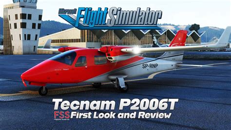 MSFS 2020 FlightSim Studio Tecnam P2006T MKII Review YouTube