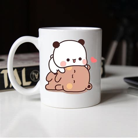 Panda Bear Hug Bubu Dudu Classic Mug Funny Gifts Best Coffee Etsy