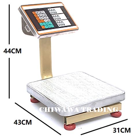 Malaysia Plug60kg Electronic Digital Price Computing Standing Scale