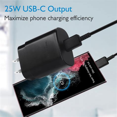 Type C Charger Fast Charging 25w Usb C Super Fast Wall Charger Block