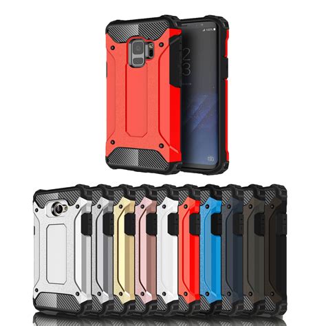 Heavy Duty Hard Case De Silicone Para Samsung Galaxy S9 S 9 Sm G960fds Td Lte Telefone Tampa