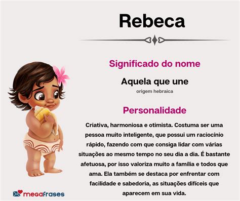 Qual O Significado Do Nome Rebeca LIBRAIN