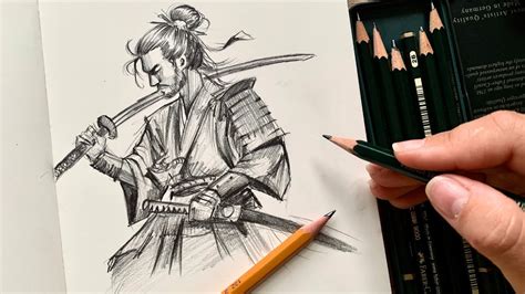 ronin samurai drawings ronin samurai pencil drawing menggambar