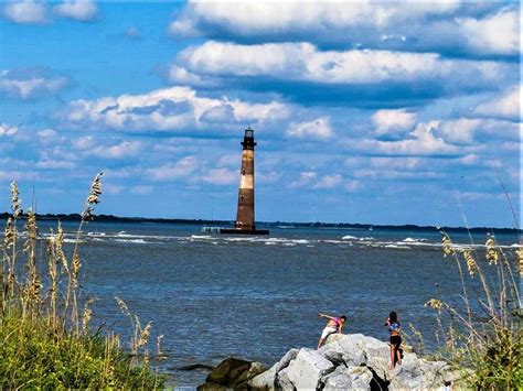 Folly Beach Lighthouse South Carolina