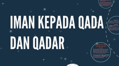 Dalil Tentang Iman Kepada Qada Dan Qadar