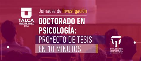 Jornadas de Investigación Doctorado en Psicología Proyecto de Tesis en