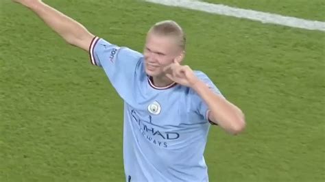 Ver Gol Erling Haaland Anotó Primer Tanto En Manchester City Vs