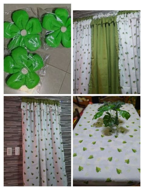 Green Leaf Geena Cloth 5ft 7ft Lazada Ph