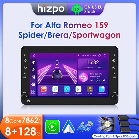 Hizpo Android Auto Radio For Alfa Romeo Brera Spider Sportwagon