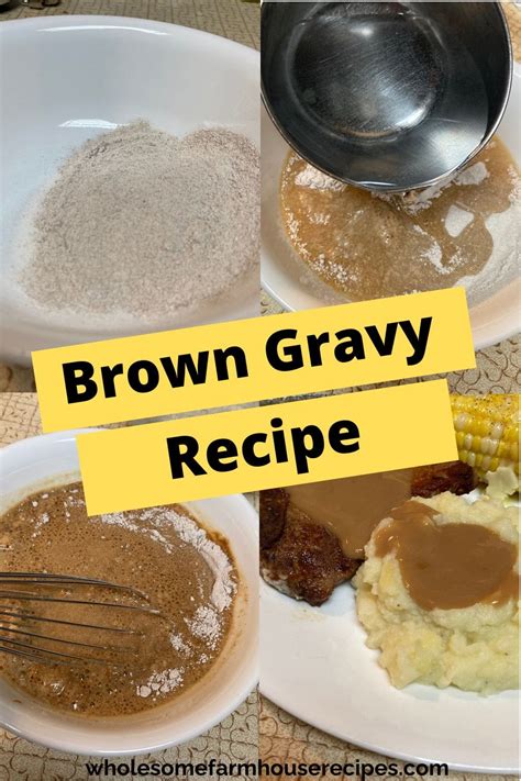 Homemade Brown Gravy Mix Seasoning Recipe Wholesome Farmhouse Recipes