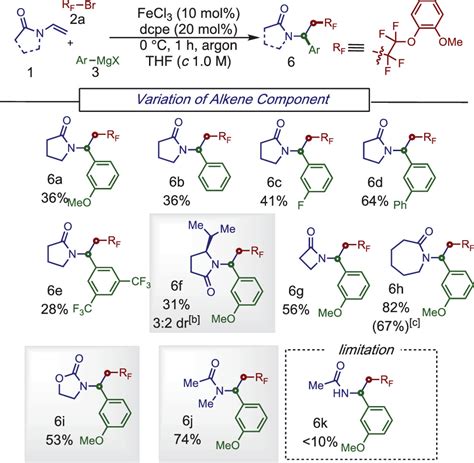 Regioselective Fluoroalkylarylation Of Enamides Enabled By An Iron