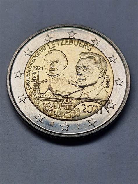 2021 2 Euro Luxemburg Jean Relief UNC MA Shops