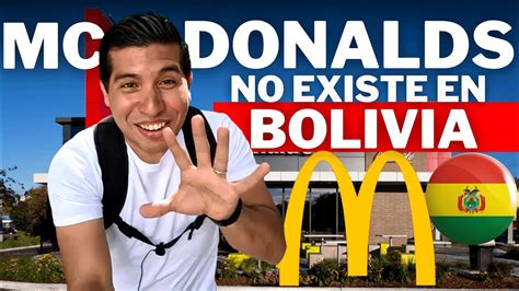 Bolivia Es Uno De Los Pa Ses Que No Tienen Mcdonalds Por Qu Quebro