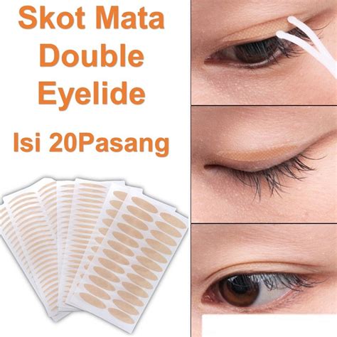 Jual APEN 40pcs Skot Mata Eyelide 20 Pasang Double Eyelid Stickers Tape